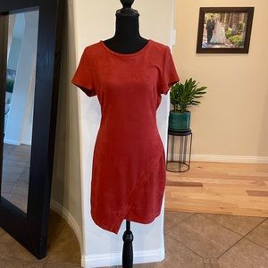 SUGAR+LIPS DRESS (L); rust colored